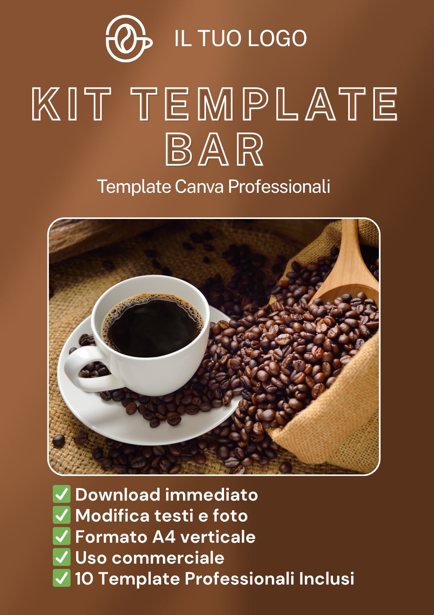 BAR PREMIUM - 10 Template Professionali per Bar