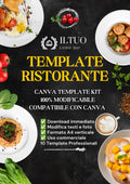 Template Canva Ristorante | 10 Post Professionali Instagram