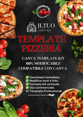 Pizzeria Premium – 10 Template Canva Professionali per Pizzerie
